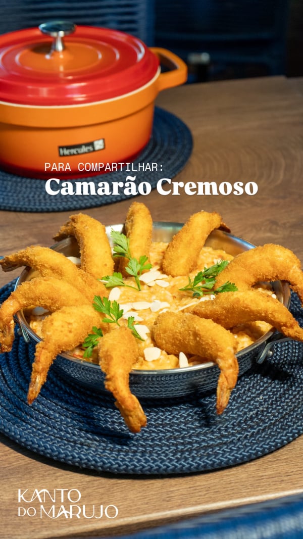 Kanto do Marujo - Camarão cremoso